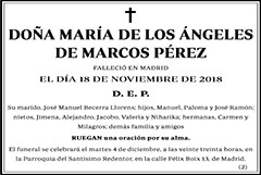 María de los Ángeles de Marcos Pérez